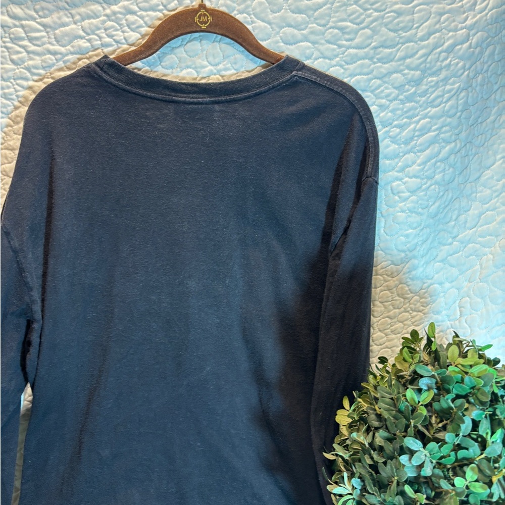 Ralph Lauren Blue Label Black Long Sleeve with Gold Polo Dog - Picture 3 of 3